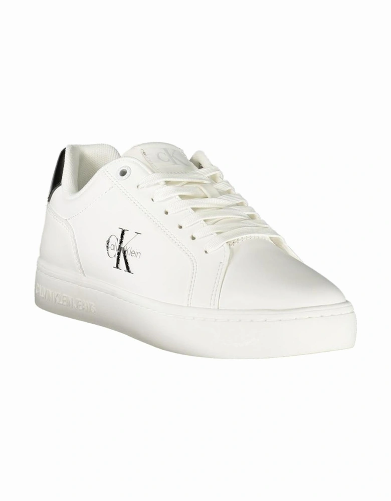Bold Contrast Detail Sports Shoes with Removable Footbed Women - White