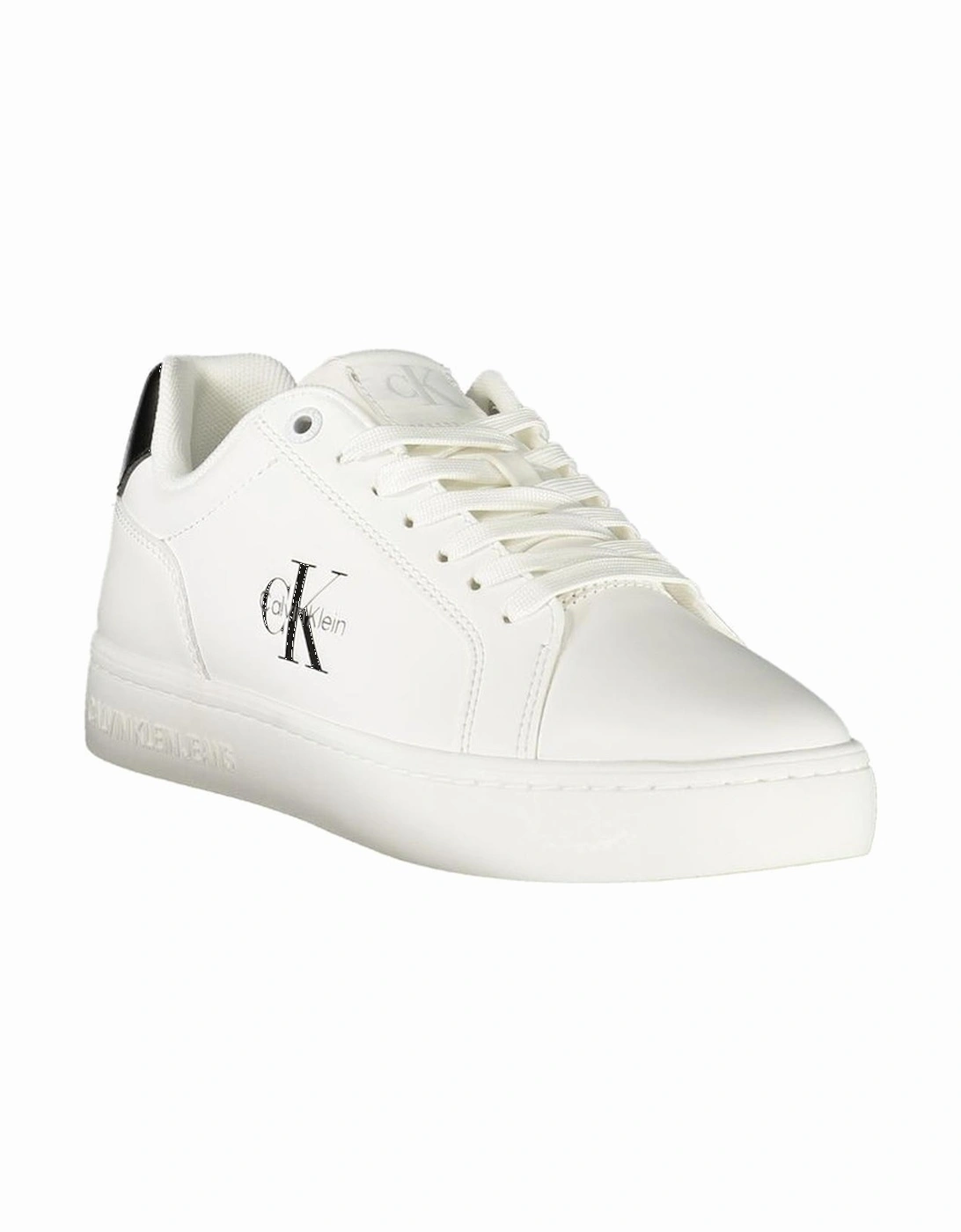 Bold Contrast Detail Sports Shoes with Removable Footbed Women - White