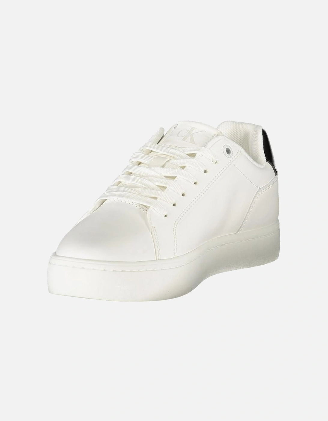 Bold Contrast Detail Sports Shoes with Removable Footbed Women - White