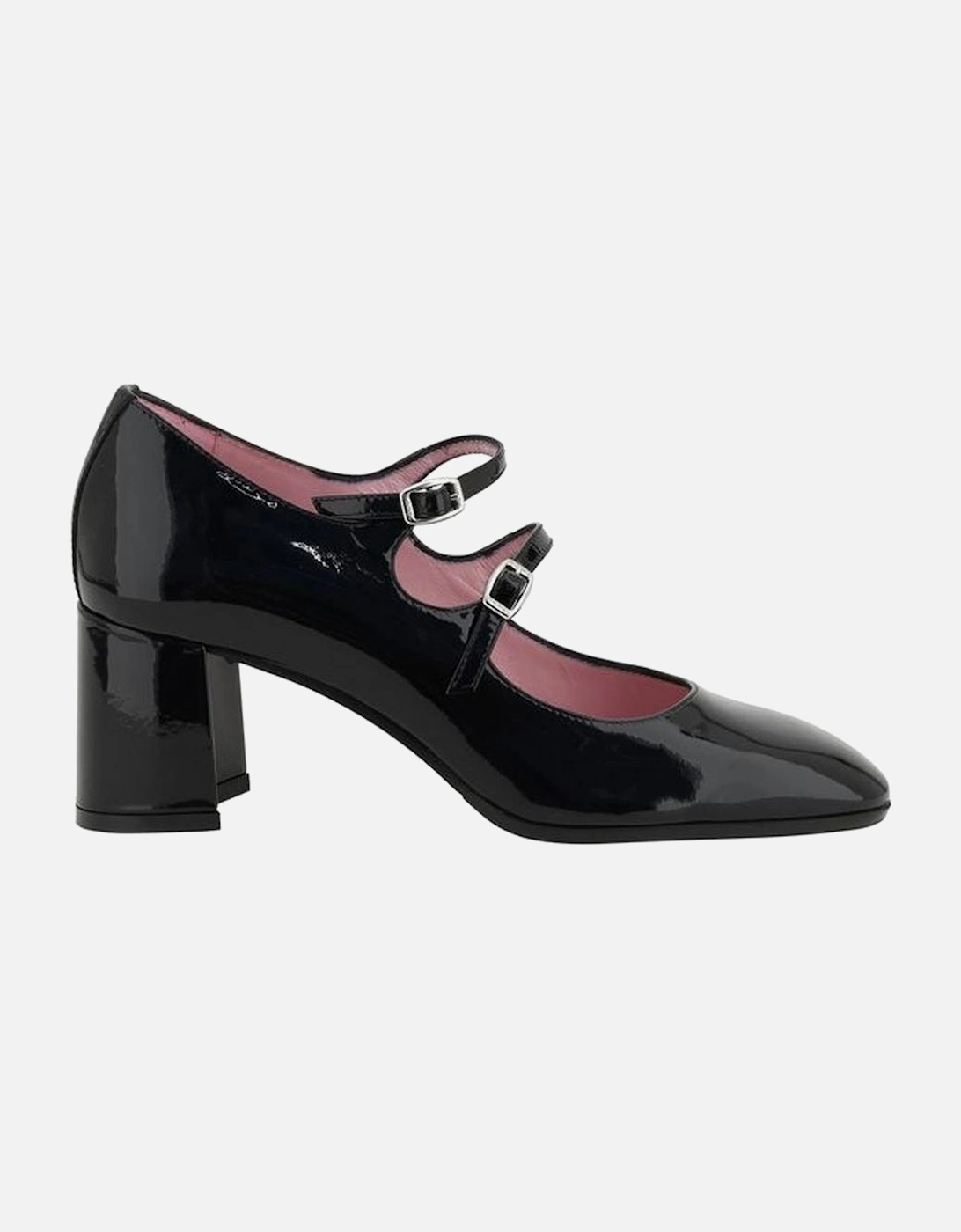 Leather Ankle Boots with Block Heel Women - Black Pumps
