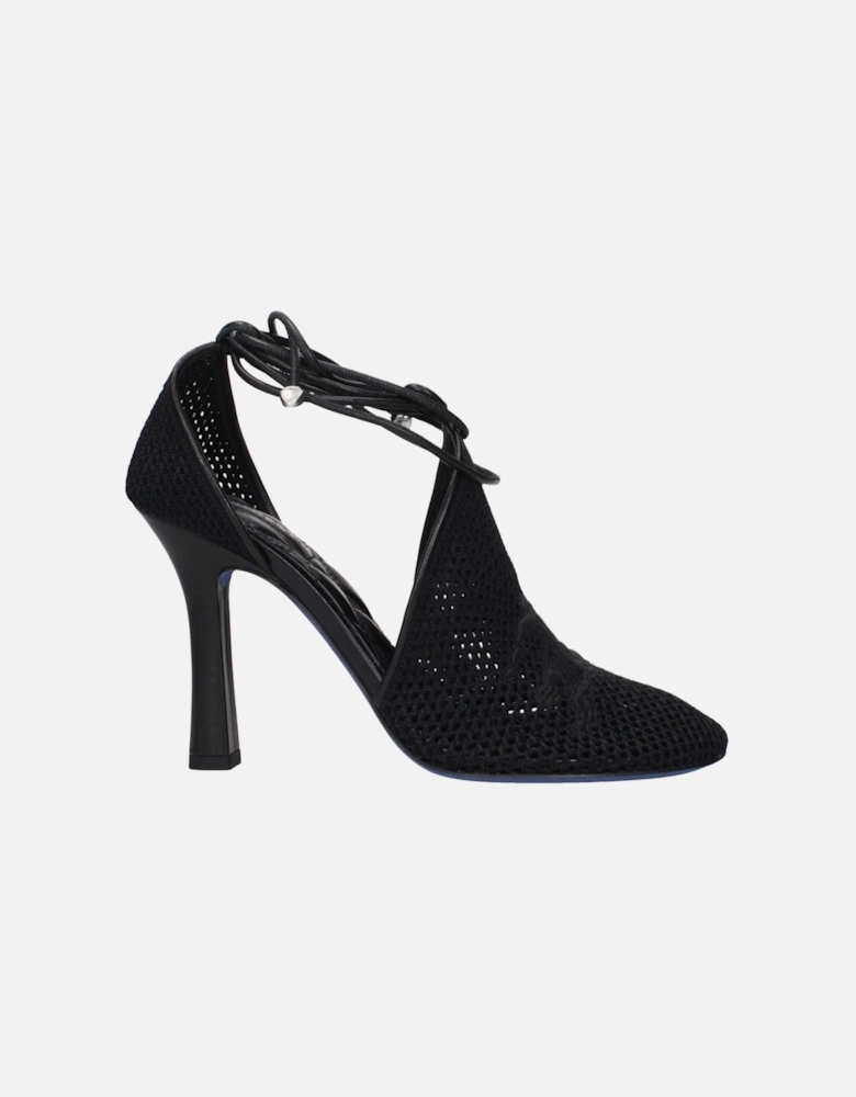 Leather Platform Ankle Boots with Zipper Detailing Women - Black