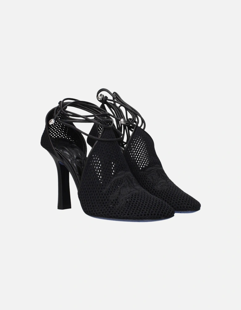 Leather Platform Ankle Boots with Zipper Detailing Women - Black