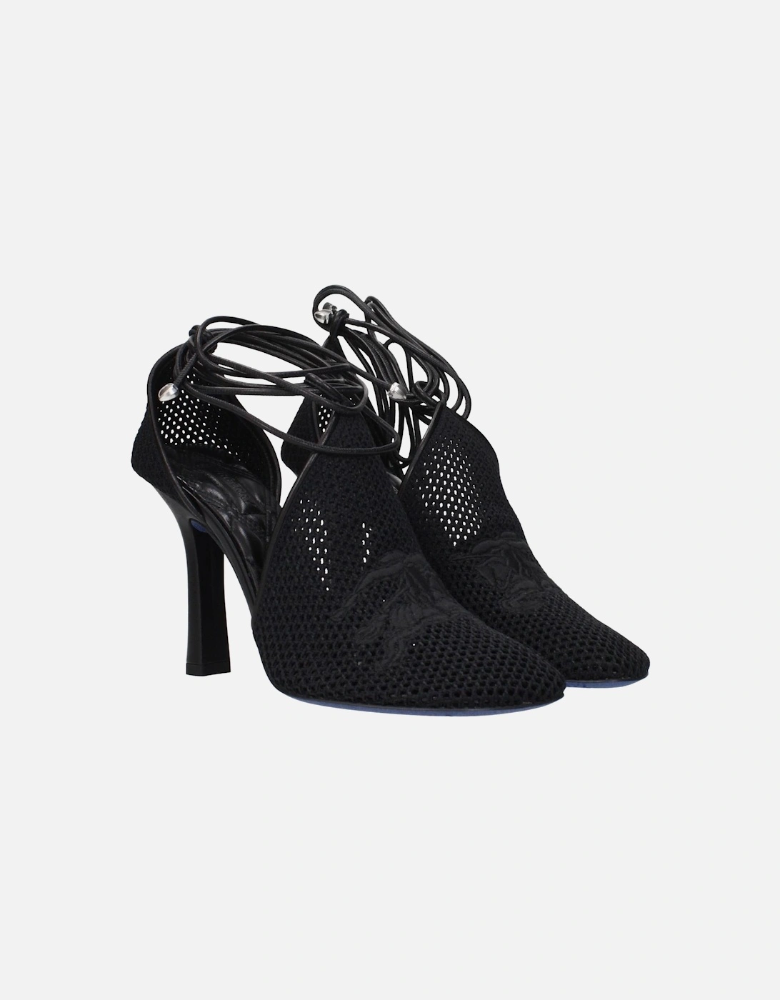 Leather Platform Ankle Boots with Zipper Detailing Women - Black