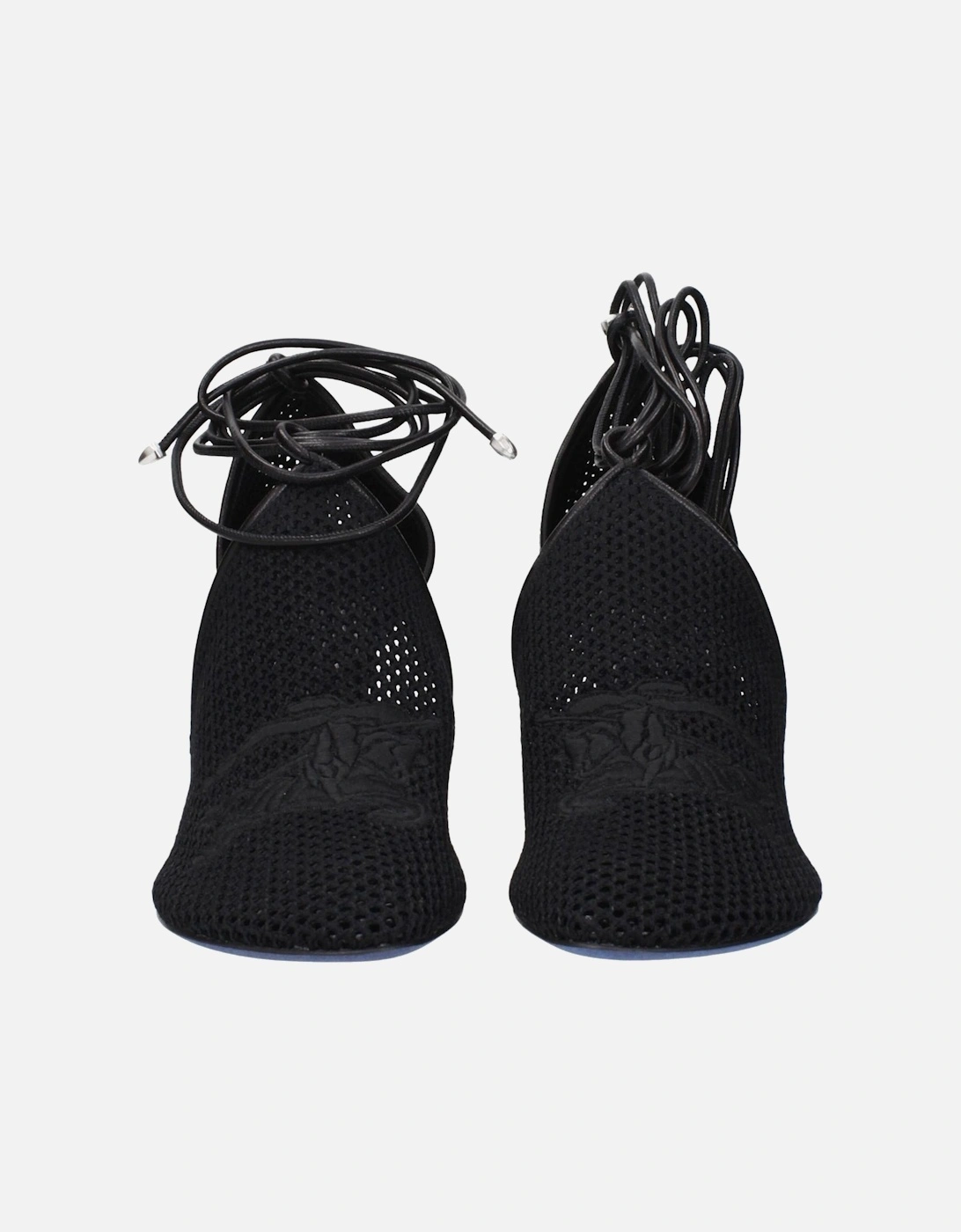 Leather Platform Ankle Boots with Zipper Detailing Women - Black