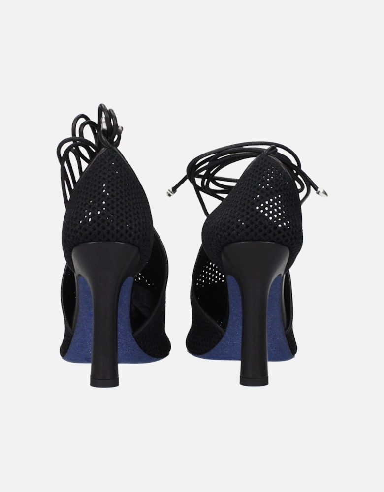 Leather Platform Ankle Boots with Zipper Detailing Women - Black