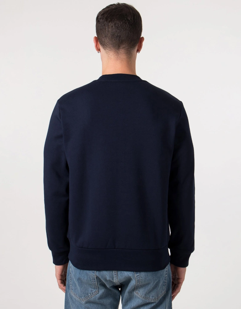 Relaxed Fit Brushed Cotton Sweatshirt