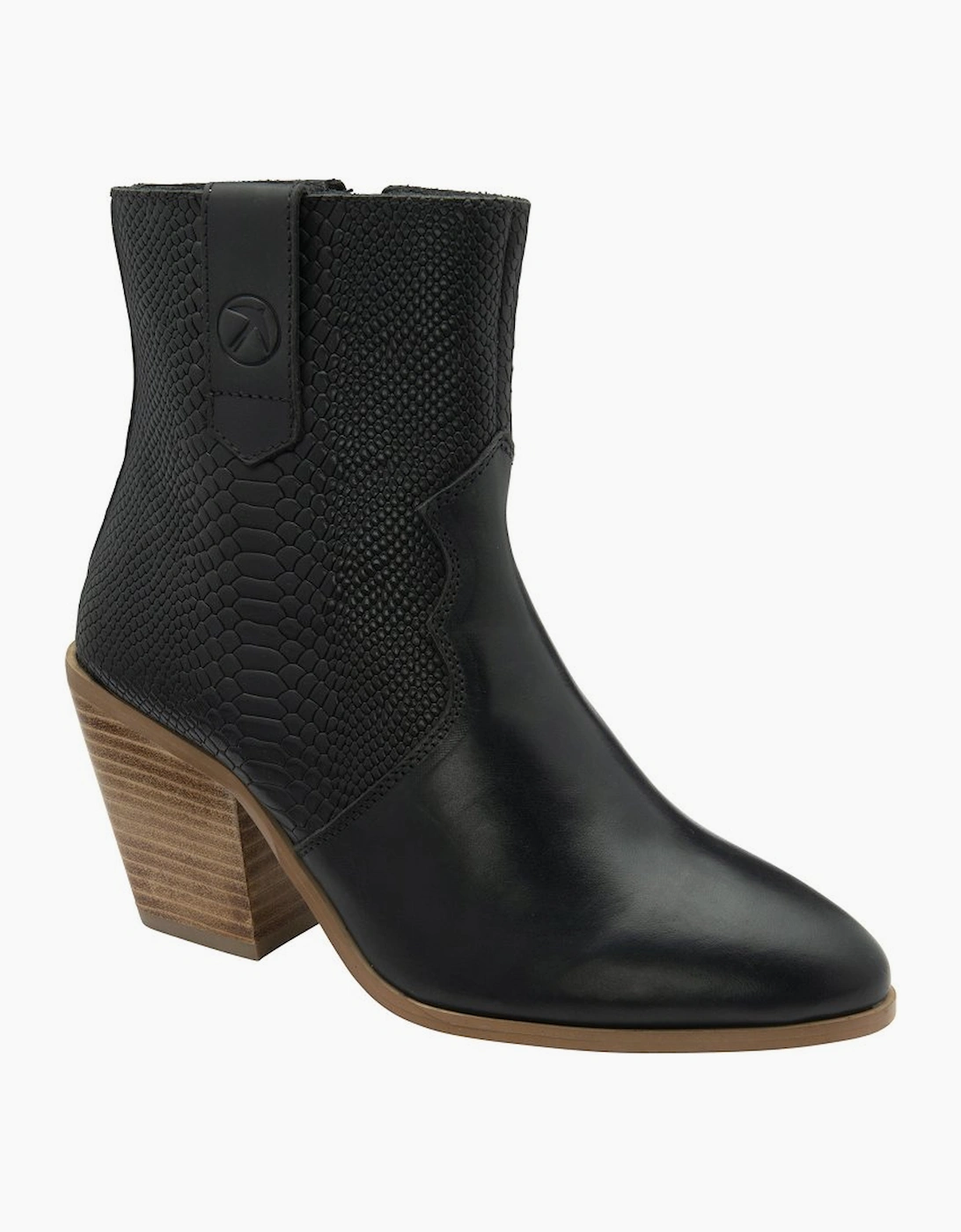 Ravel Women's Black Dorey Heeled Ankle Boots - Size 6