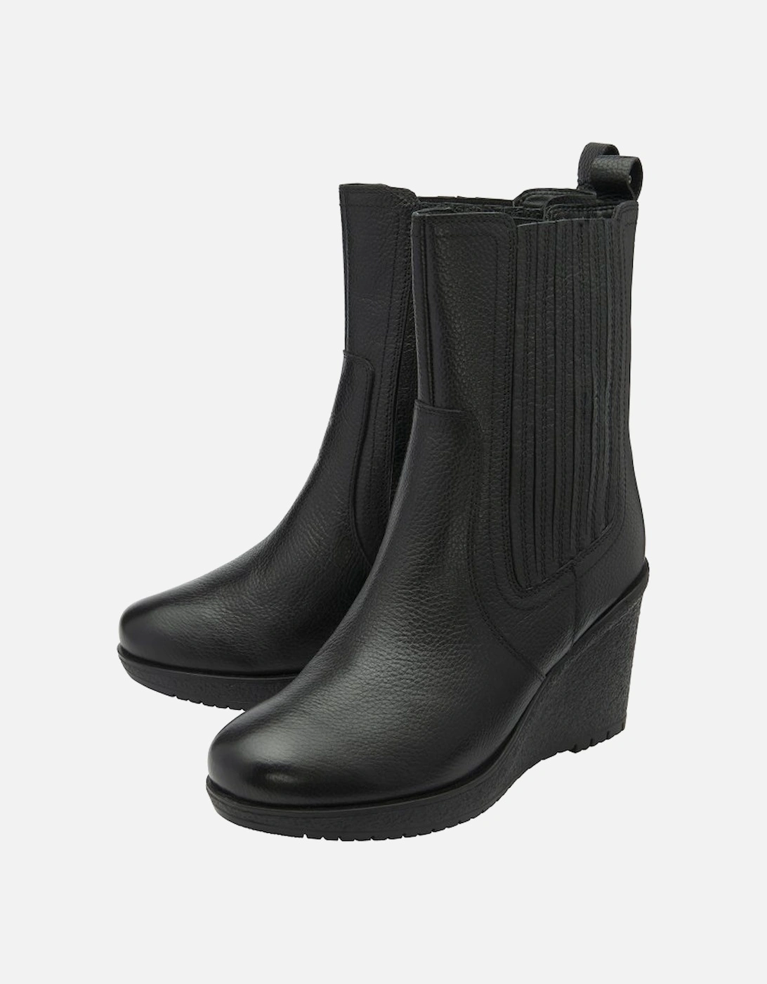 Calvay Wedge Heeled Ankle Boots