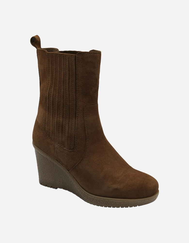 Calvay Wedge Heeled Ankle Boots