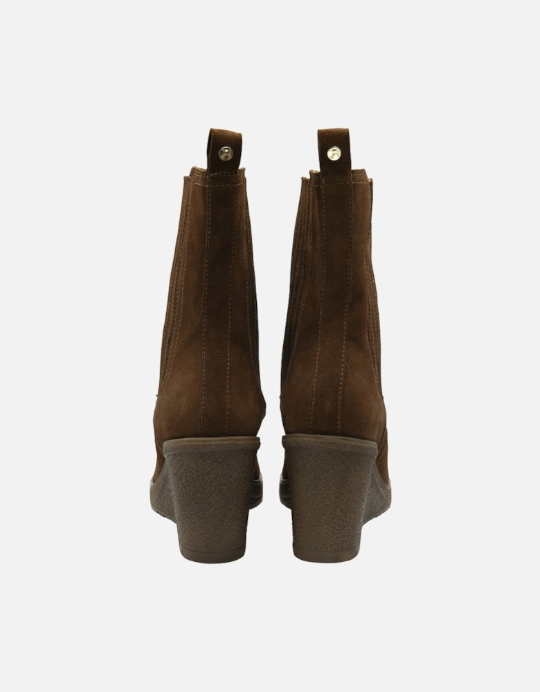 Calvay Wedge Heeled Ankle Boots