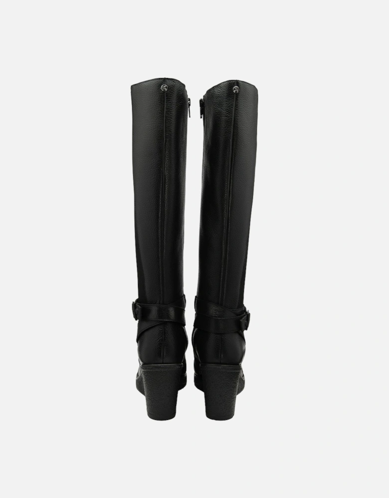 Arkle Womens Knee High Wedge Boots