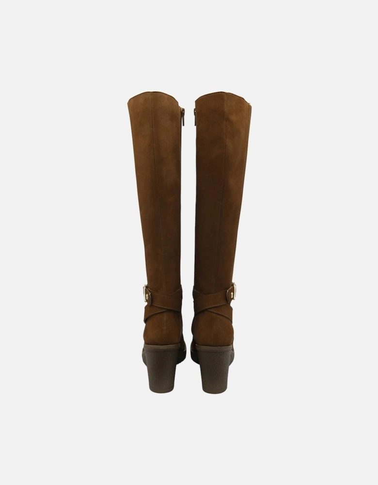 Arkle Womens Knee High Wedge Boots
