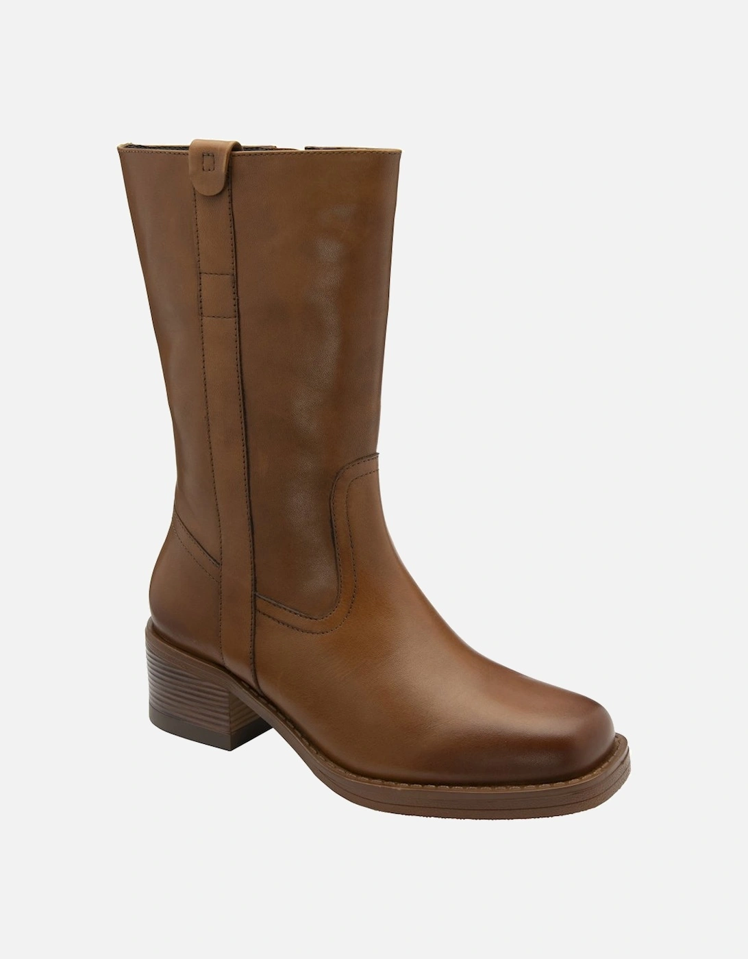 Ancroft Womens Calf Length Boots, 5 of 4