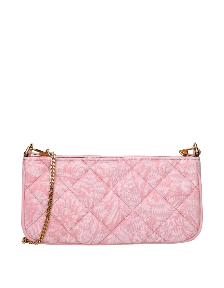 Front Detail Removable Shoulder Crossbody Bag Women - Pink