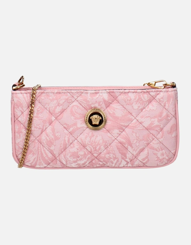Front Detail Removable Shoulder Crossbody Bag Women - Pink