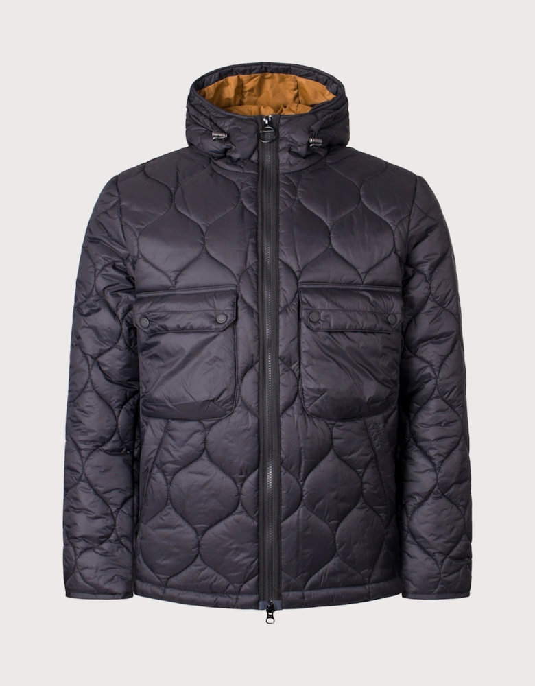 Re-Engineered Hooded Spey Quilted Jacket