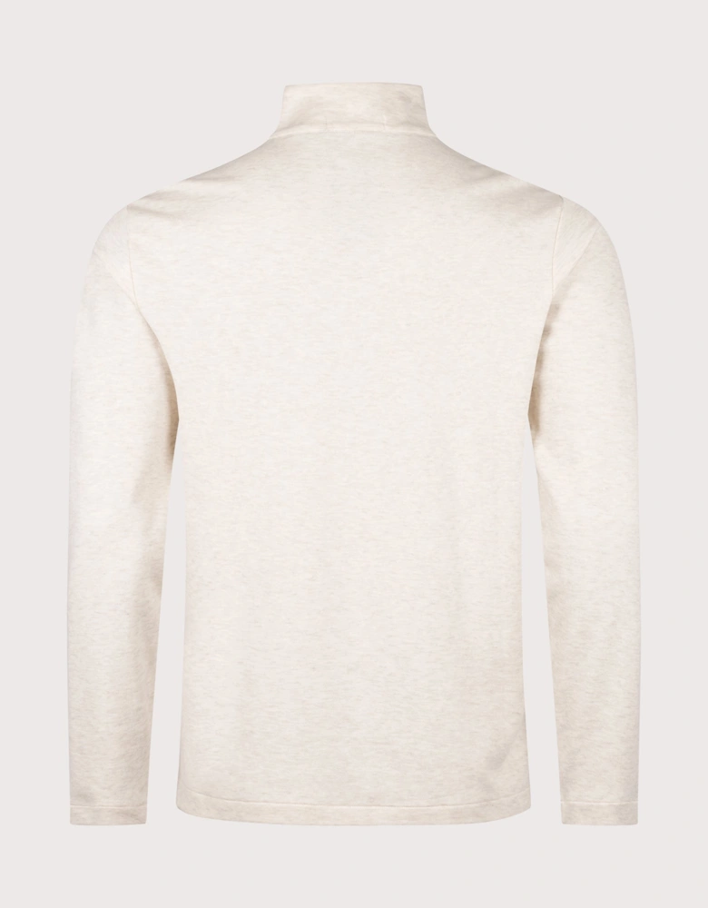 Jacquard Quarter Zip Sweatshirt
