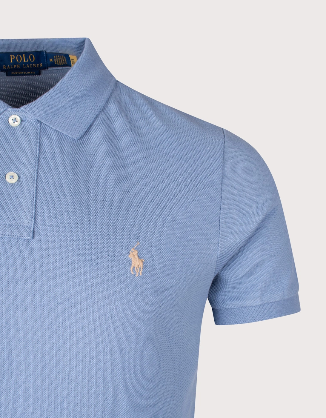 Custom Slim Fit Mesh Polo Shirt