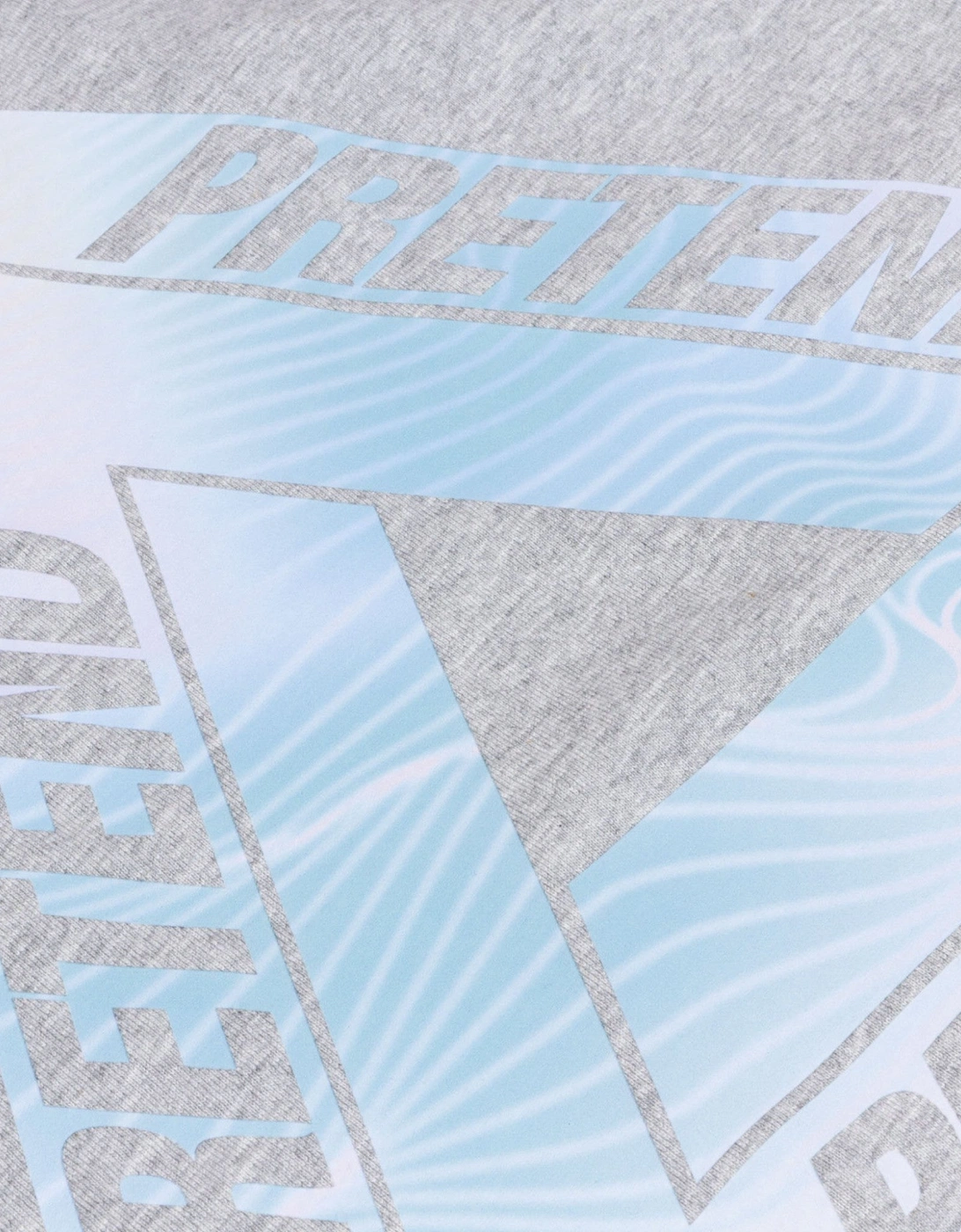 Pretend Triangle T-Shirt - Heather Grey
