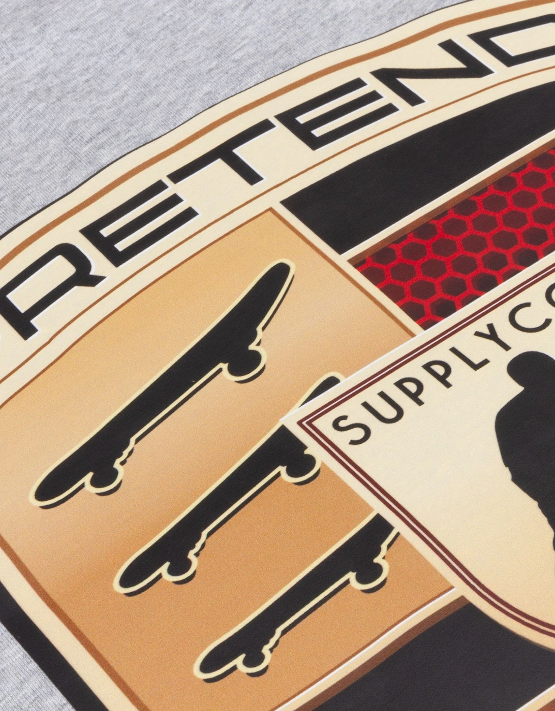 Pretend 911 T-Shirt - Heather Grey