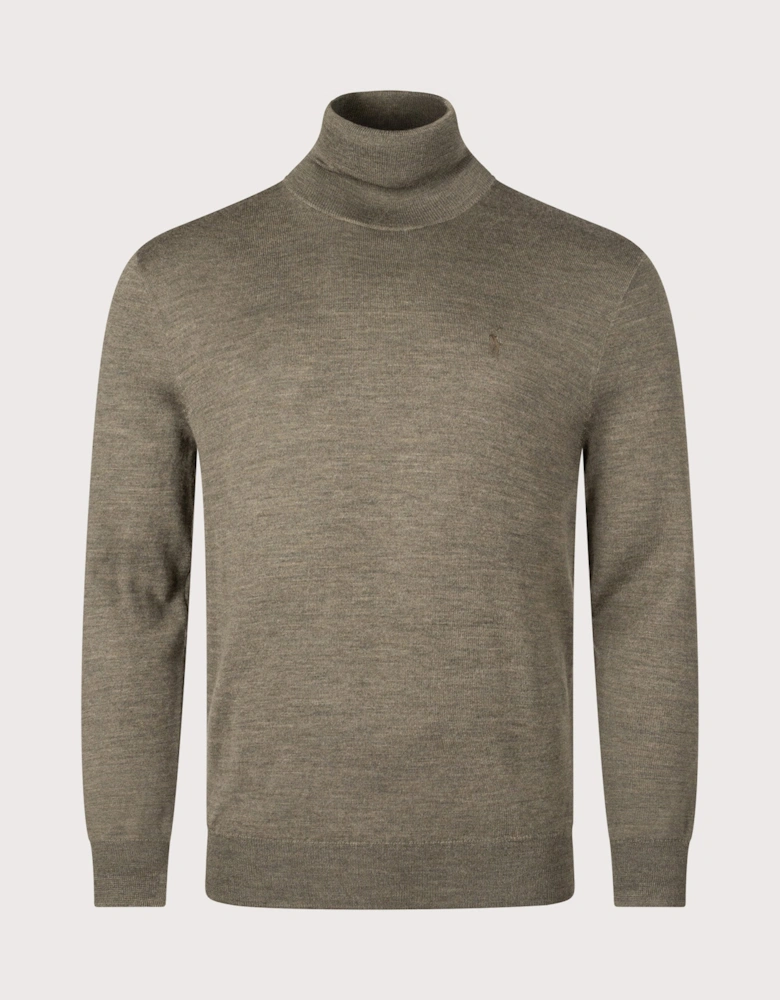 Wool Turtleneck Sweatshirt