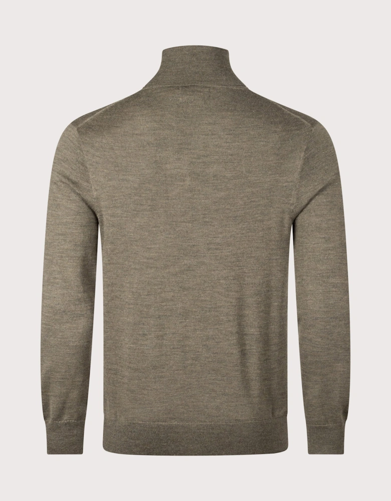 Wool Turtleneck Sweatshirt