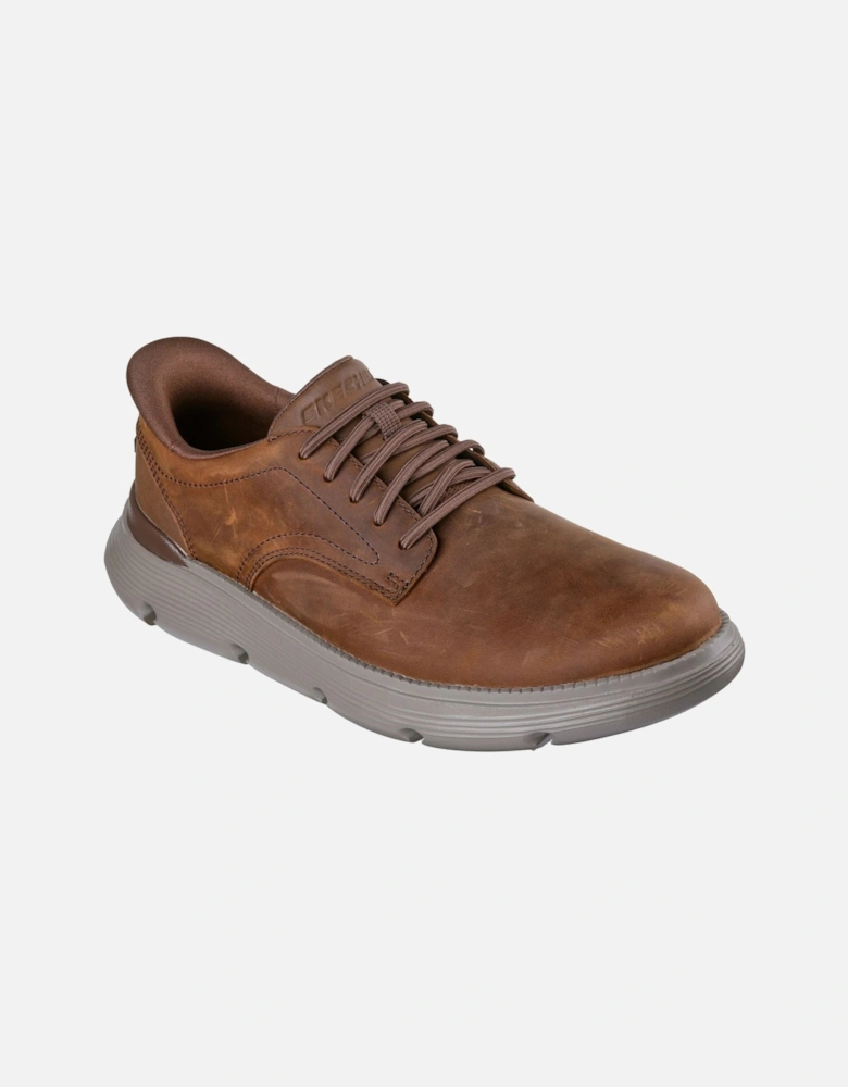 Garza Duran Leather Men's Dark Brown Lace-Up Shoes