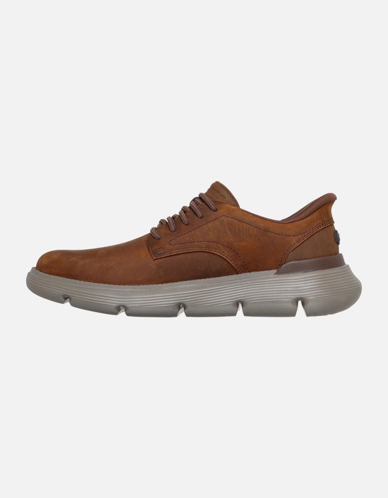 Garza Duran Leather Men's Dark Brown Lace-Up Shoes