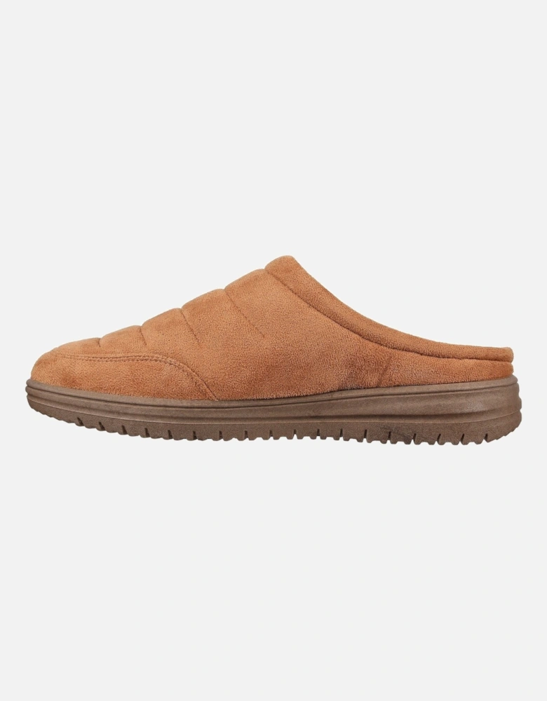 Relaxed Fit: Murette - Garvanza Microfiber Men's Tan Mules