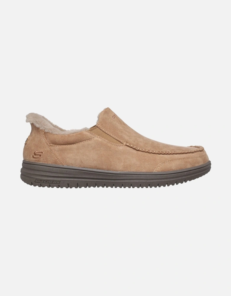 Murette Scofield Textile Men's Tan Slippers