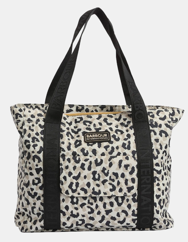 Boulevard Womens Tote Bag - Jasmine Leopard