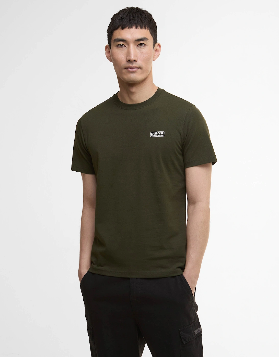 Small Logo Mens T-Shirt - Sage/White, 2 of 1