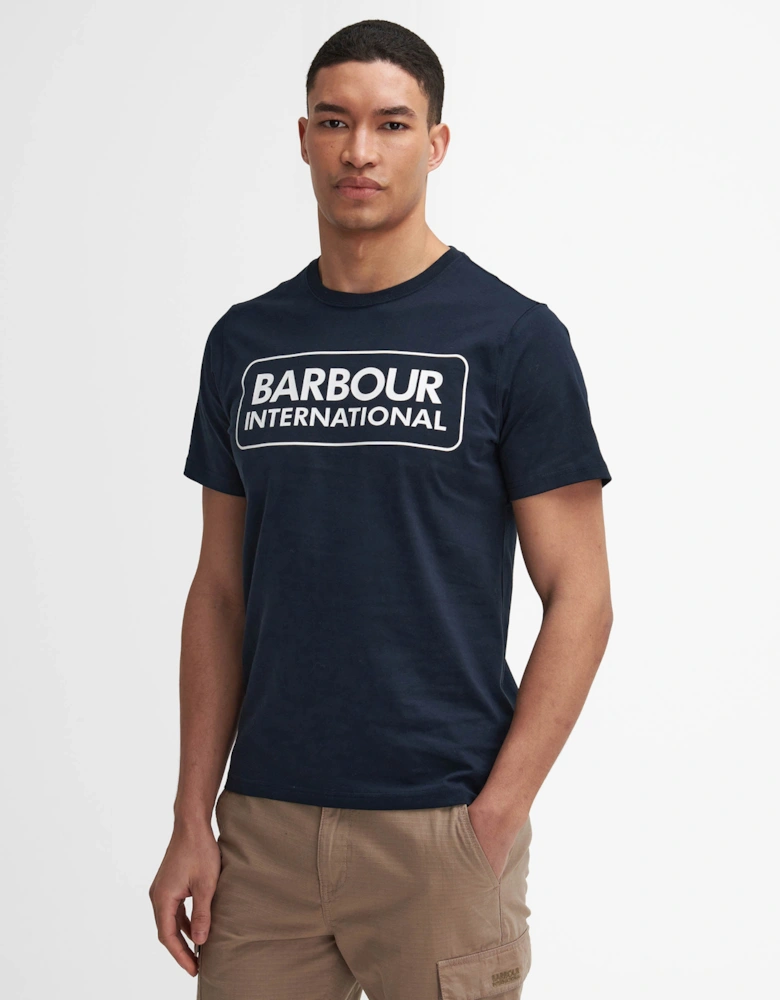 Essential Large Logo Mens T-Shirt - International Navy