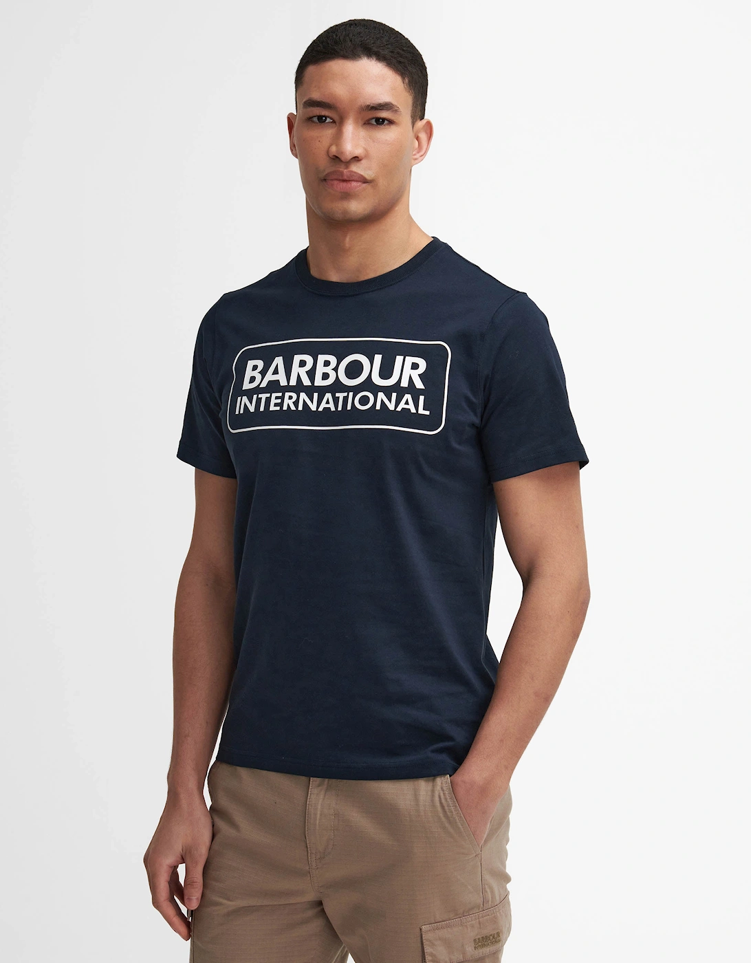 Essential Large Logo Mens T-Shirt - International Navy, 2 of 1