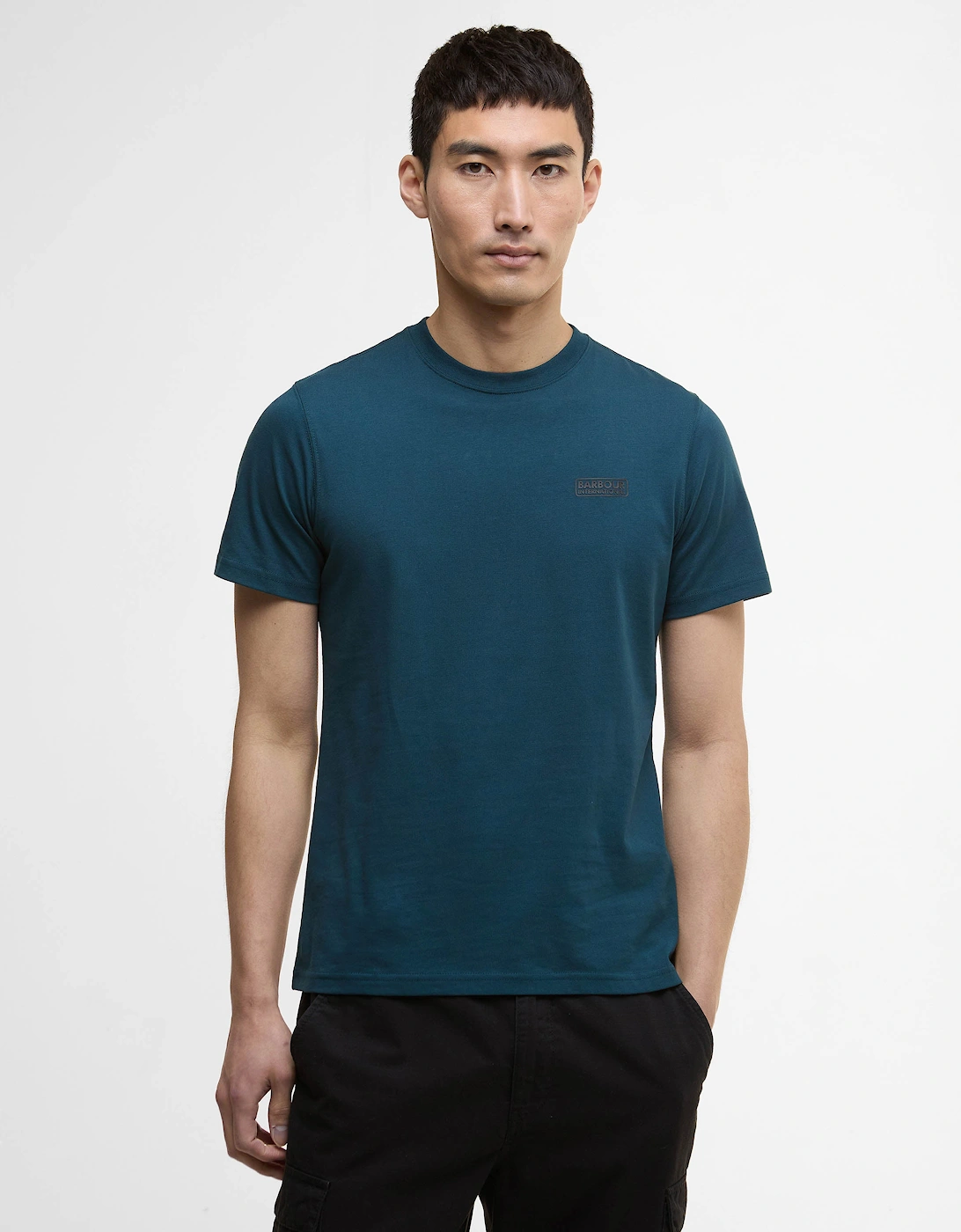 Small Logo Mens T-Shirt - Shaded Emerald, 2 of 1