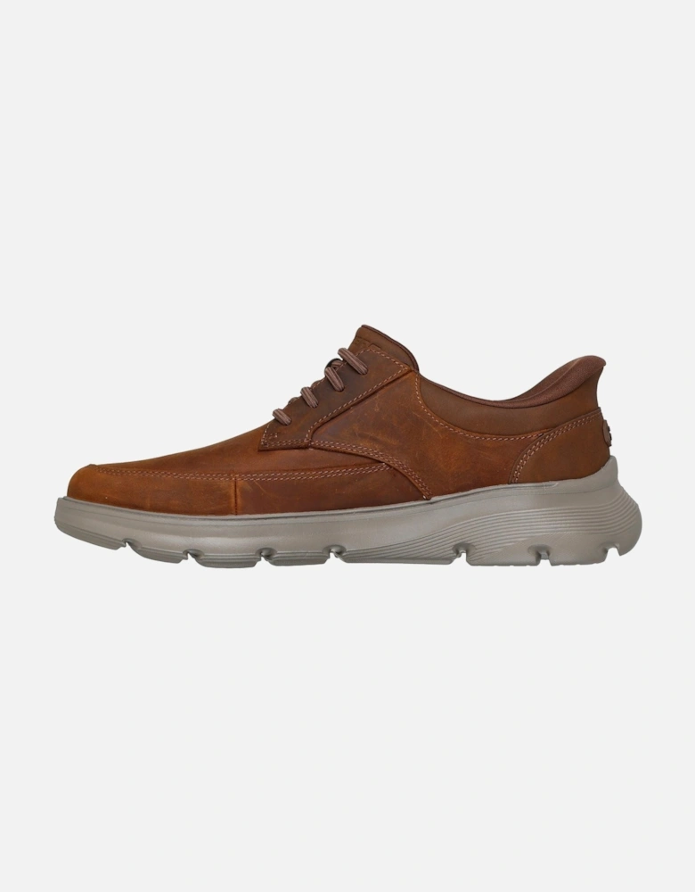 Arch Fit Garza Rowan Leather Men's Dark Brown Lace-Up Shoes