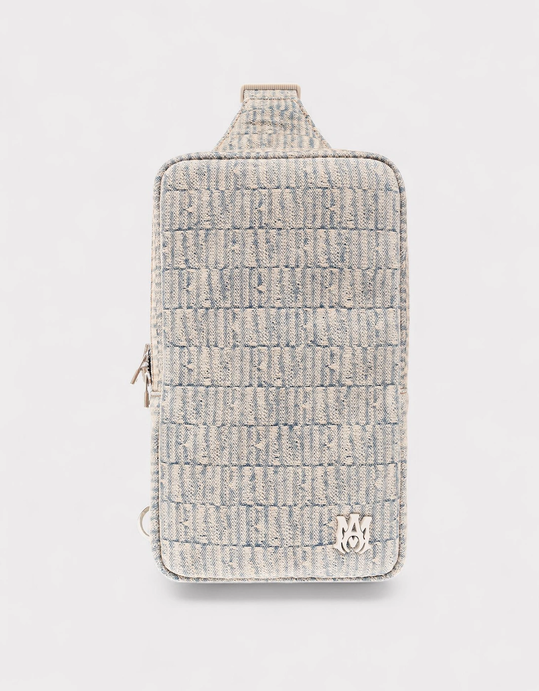 Jacquard Denim Sling Bag, 5 of 4