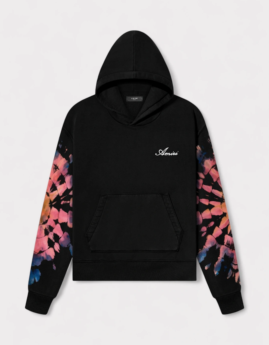 Amiri Men's Black Spot Tie-Dye Hoodie - Size: 38