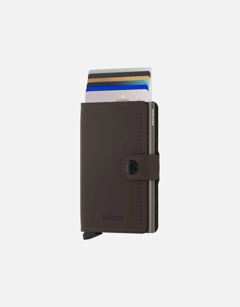 MINI WALLET MATTE TRUFFLE