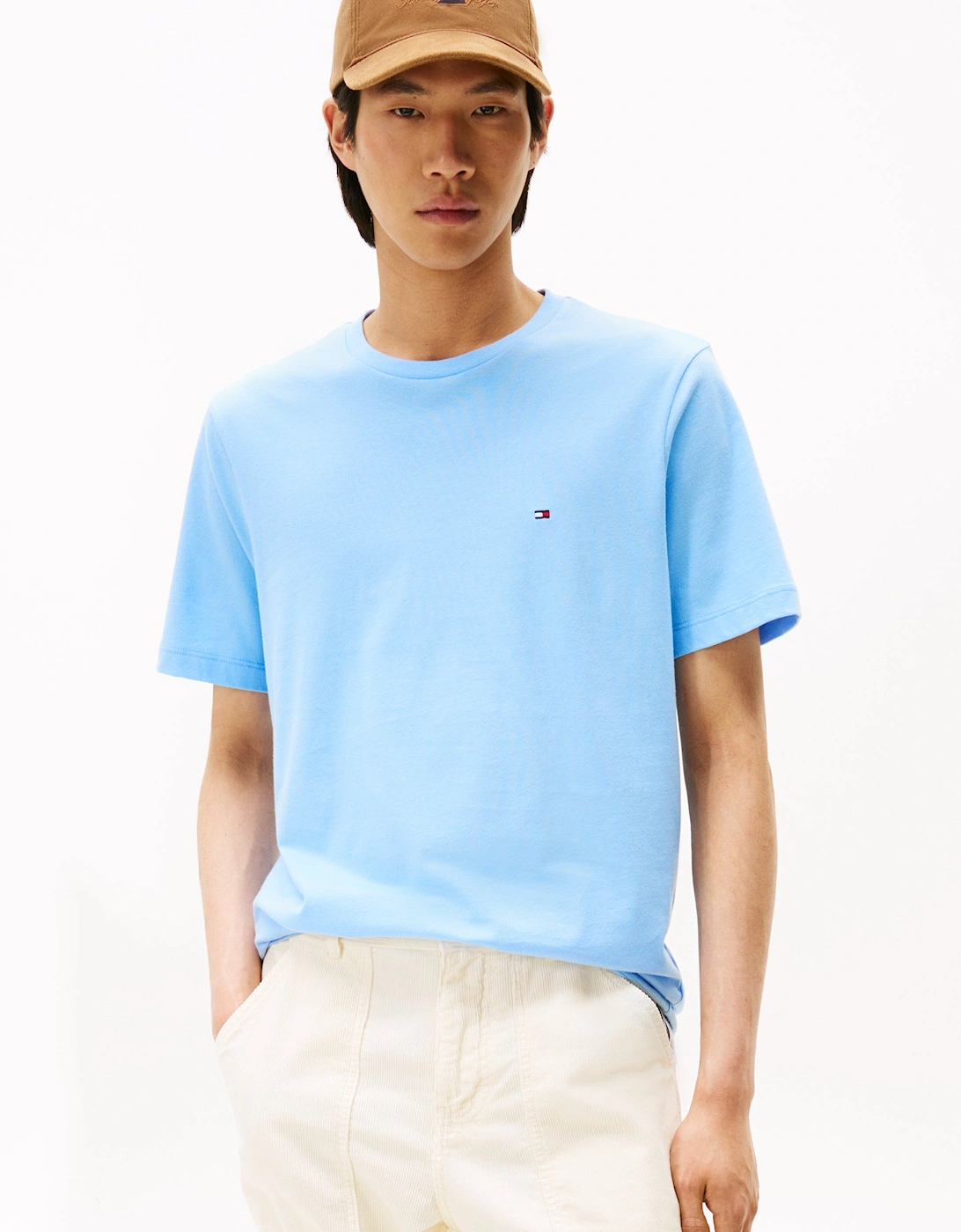 Essential Seasonal Regular Fit Solid Mens T-Shirt - Vessel Blue, 2 of 1