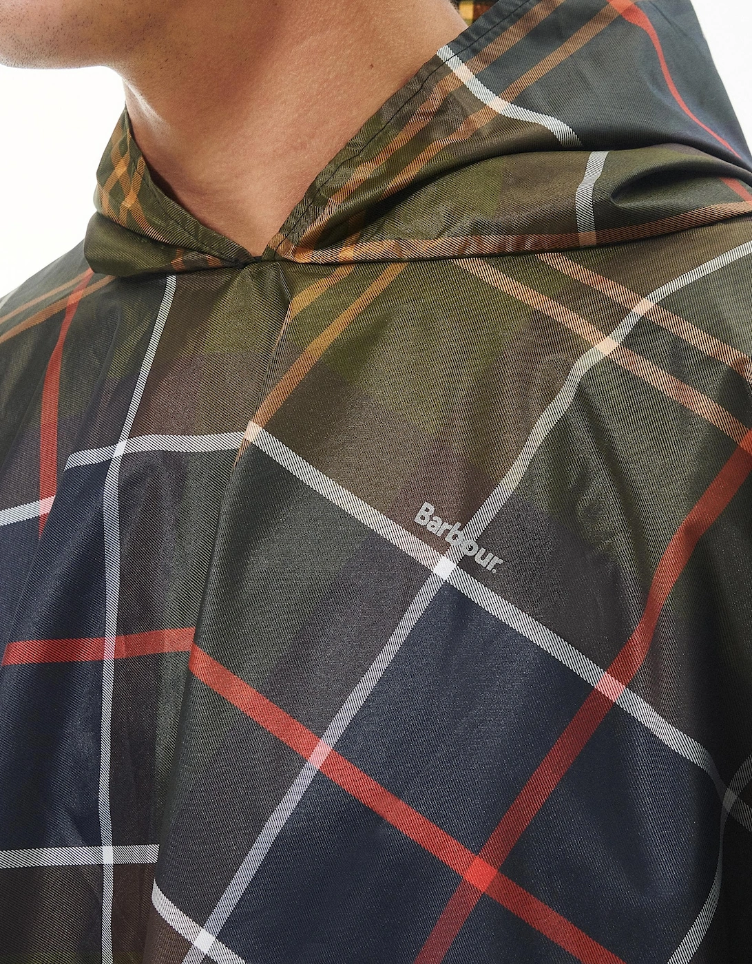 Unisex Tartan Showerproof Poncho - Classic Tartan