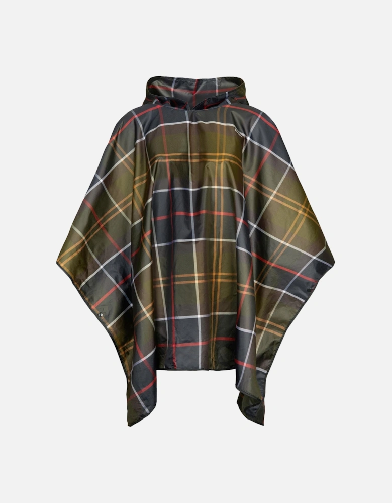 Unisex Tartan Showerproof Poncho - Classic Tartan