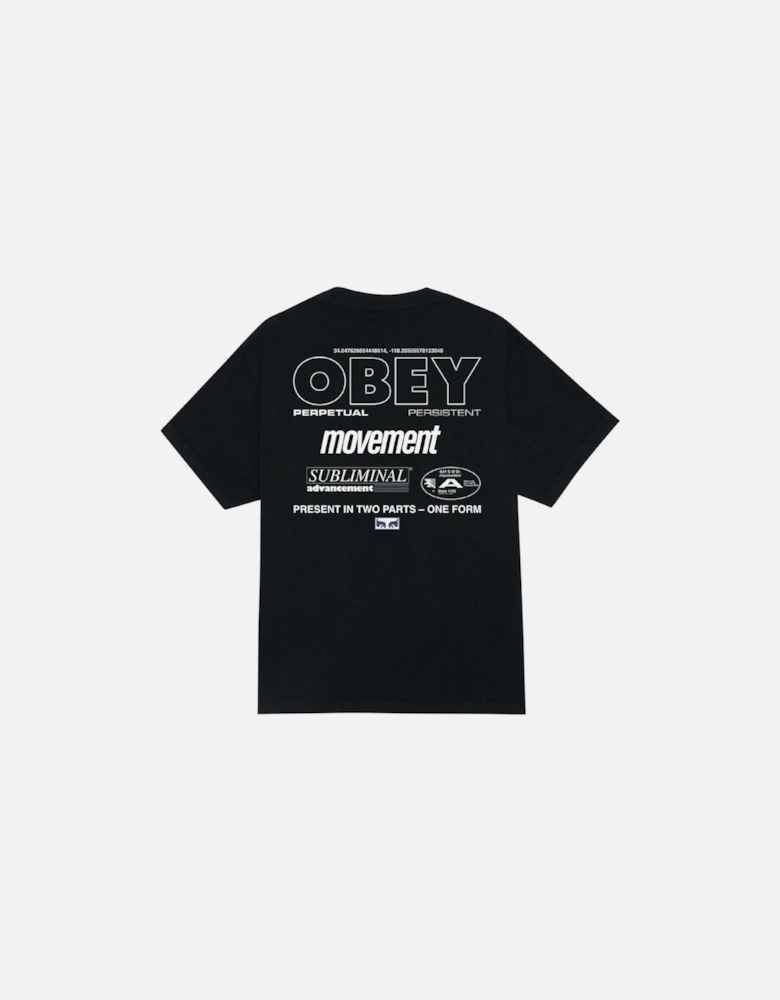 Persistent Movement T-Shirt - Pigment True Vintage Black