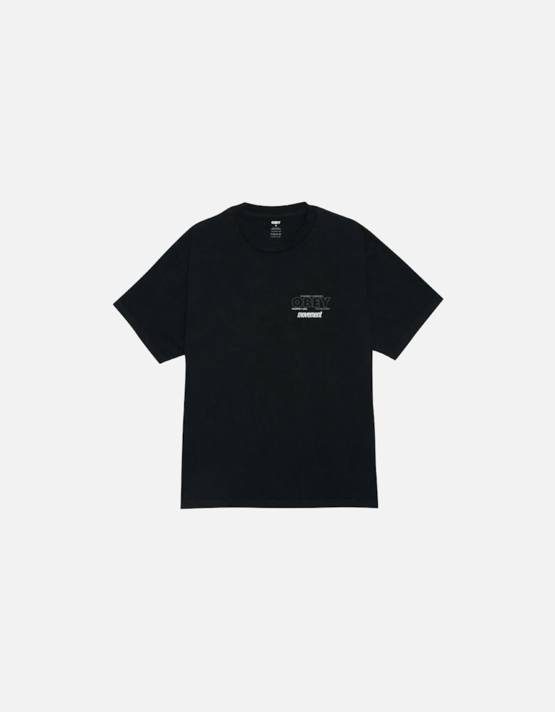 Persistent Movement T-Shirt - Pigment True Vintage Black