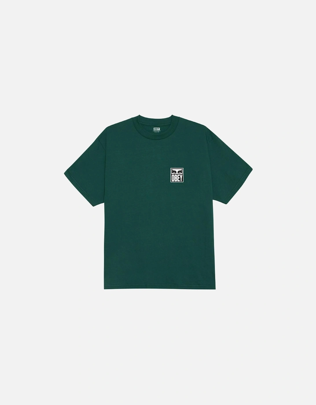 Men's Obey Eyes Icon 2 T-Shirt - Rainforest - Green - Size: 42