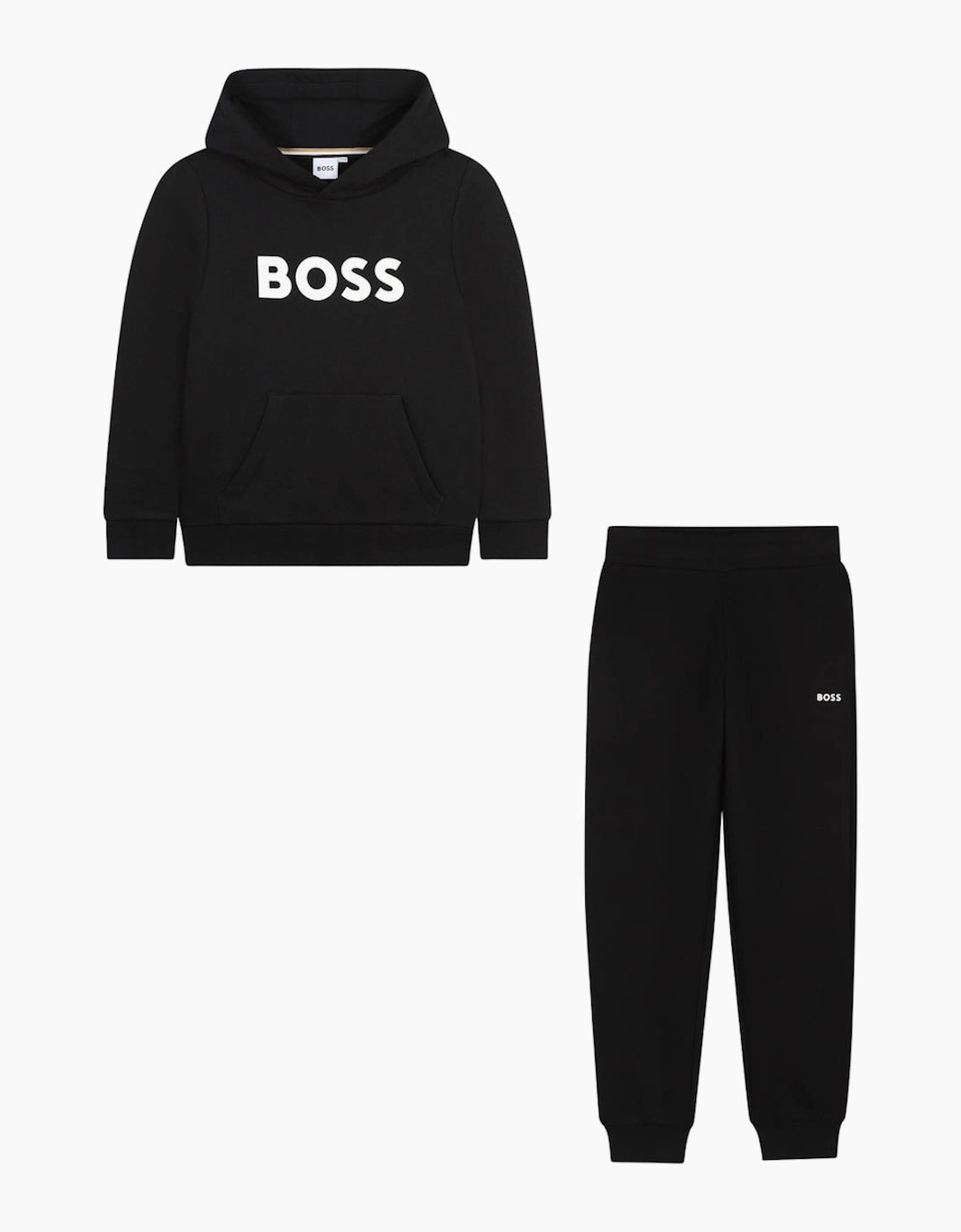 Boy's BOSS BOYS BLACK HOODY TRACKSUIT J52351/J52288