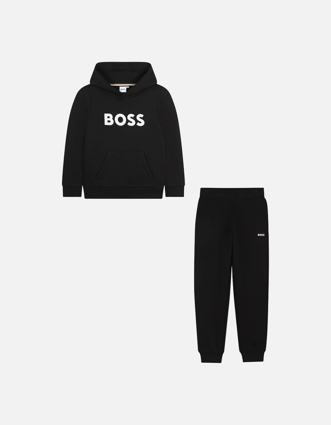 BOSS BOYS BLACK HOODY TRACKSUIT J52351/J52288, 5 of 4