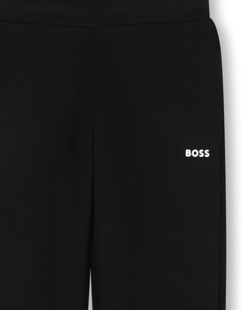 BOSS BOYS BLACK HOODY TRACKSUIT J52351/J52288