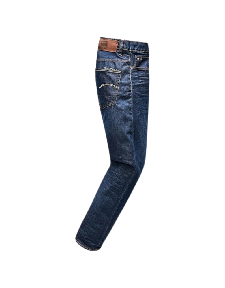 Dark Blue 3301 Loose Swash Denim Jeans