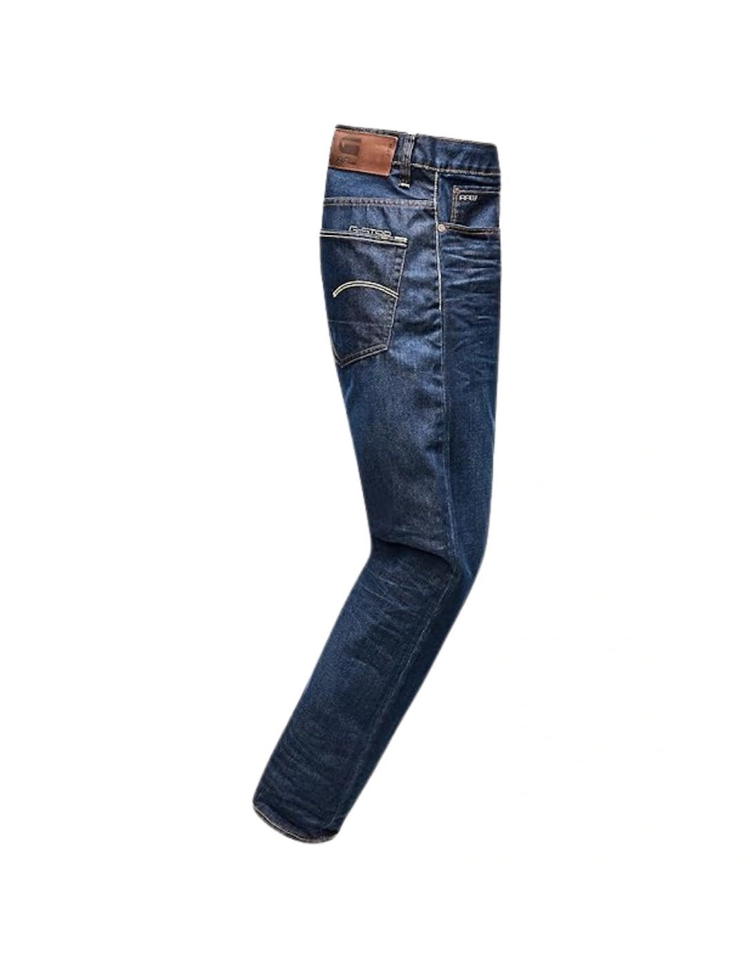 Dark Blue 3301 Loose Swash Denim Jeans